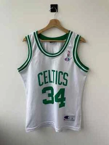 CAMISETA DE BALONCESTO BOSTON CELTICS CAMISETA CAMPEÓN BLANCA NBA PIERCE TALLA S - Imagen 1 de 13