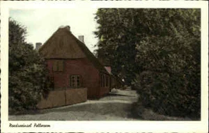 PELLWORM Nordsee Insel ~1950/60 Strassen Partie mit Wohnhaus alte Postkarte - Picture 1 of 2