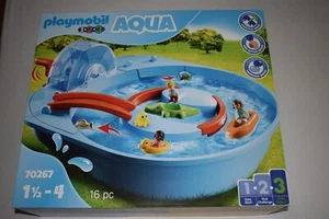 Playmobil 1 2 3 70267 Aqua Fröhliche Wasserbahn NEU! - Imagen 1 de 2