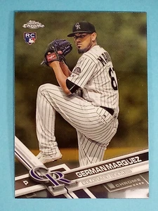 2017 Topps Chrome RC German Marquez Colorado Rockies #42 ⚾ - Picture 1 of 2