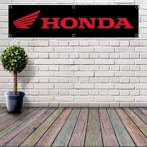Honda Banner Fahne Flagge flag Merch Werkstatt Neu - Picture 1 of 8