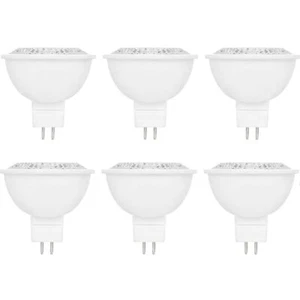 6Pack MR16 LED Reflector Spotlight Bulb, Dimmable, 6W (50W), 2700K, GU5.3 - Picture 1 of 1