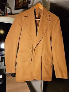 VINTAGE HERREN (JO O KAY) BEIGE KORD BLAZER JACKE GR 40 SELTEN COWBOY WESTER - Bild 1 von 24