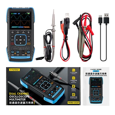 FNIRSI 3in1 Handheld Digital Oscilloscope Multimeter Signal Generator Zweikanagl - Bild 1 von 4