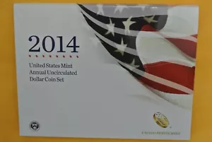 2014 U S Mint Annual Uncirculated Dollar Coin Set - Picture 1 of 4