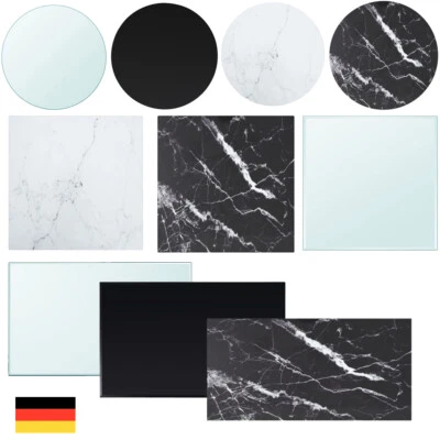 Glasplatte Glasscheibe Glastisch Tischplatte Kaminplatte Ofenglas Bodenplatte DE - Bild 1 von 4