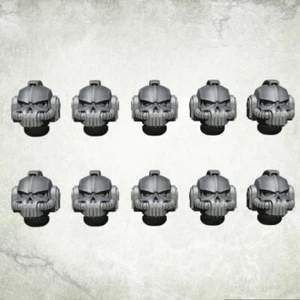 Legionary Heads: Cranium Pattern (10) Bitz Bits Kromlech Resin KRCB229 - Picture 1 of 4