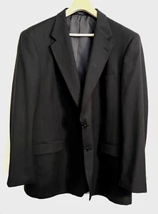 Giacca tuta Albert Nipon uomo lana blu navy Golden Twist 50L lunga - Foto 1 di 2
