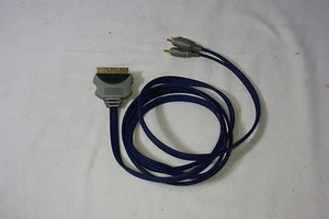 VIVANCO 2M Interconnect Cable Gold Plated Scart to Triple RCA Jack Plugs - Imagen 1 de 6
