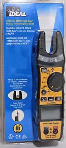 Medidor de mandíbula dividida Ideal 61-405 200A AC TRMS con linterna y NCVT - Imagen 1 de 7