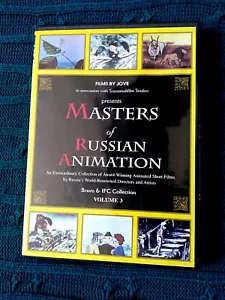 MASTERS OF RUSSIAN ANIMATION – VOLUME 3 - DVD- R-1- LIKE NEW- FREE POST AUS-WIDE - Picture 1 of 2