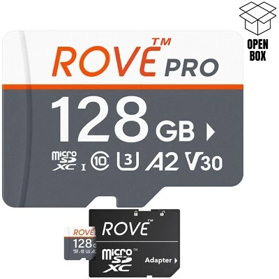 ROVE PRO microSD Card 128/256/512GB with Full-size SD Adapter [Open Box] - Image 1 of 4