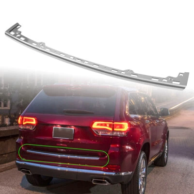 Bumper Face Bar Step Pad Chrome Molding Trim Rear For 11-21 Jeep Grand Cherokee Foto 1 de 4