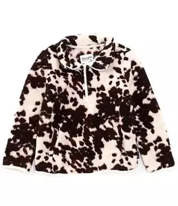 Wrangler Kinder Sherpa Pullover mit Kuhmuster - Bild 1 von 2
