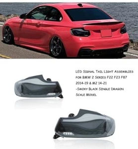 LED Signal Tail Light Assemblies for BMW 2 Series F22 F23 F87 2014-19 & M2 14-21 - Picture 1 of 15