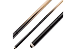 2x Pool Billard Zubehör Queue Cue Kö Stock STANDARD 142 cm einteilig Holz - Bild 1 von 4