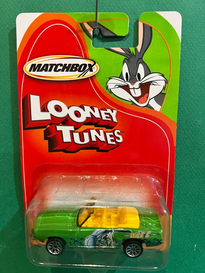 Matchbox Looney Tunes Wile Coyote Chevy Camaro 1/64 Diecast MIB BX25 - Image 1 of 1