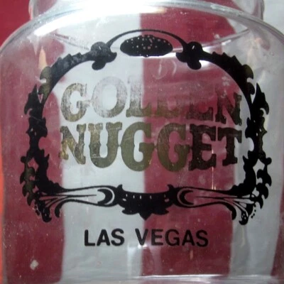 PEPITA DE ORO de colección tarro de caramelo con dados Las Vegas hotel de lujo y casino original Foto 1 de 3