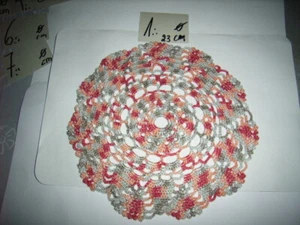 DECKCHEN GEHÄKELT 1 Stück  NEU FARBE BUNT BILD 1 Komplett geht auch  - Bild 1 von 24