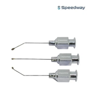 Welsh Cortex Extraktor Kanüle flach oliv Spitze Gesamtlänge 25mm 25g 3er Set - Bild 1 von 4