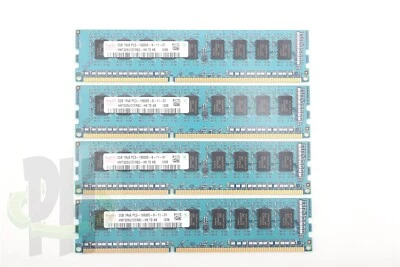 Apple OEM Hynix Nanya Miccron Mac Pro 5,1 Server Ram 8GB (2gb x 4) PC3-10600 ECC - Image 1 of 2