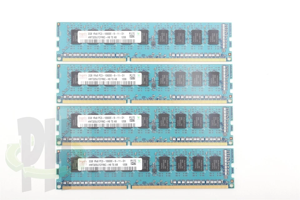 Apple OEM Hynix Nanya Miccron Mac Pro 5,1 Server Ram 8GB (2gb x 4) PC3-10600 ECC - Image 1 of 2