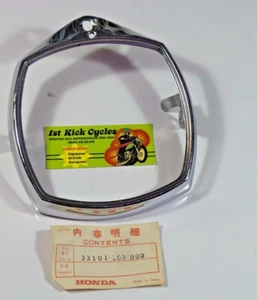 NOS HONDA CA95 CB92 CA160 CL160 HEADLIGHT RIM 33101-203-000 - Picture 1 of 4