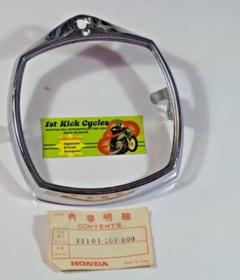 LLANTA FARO HONDA CA95 CB92 CA160 CL160 NUEVO 33101-203-000 Foto 1 de 4