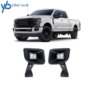 For 2020-2022 Ford F250 Super Duty Halogen Fog Light Lamp W/Cover Pair LH+RH - Bild 1 von 11