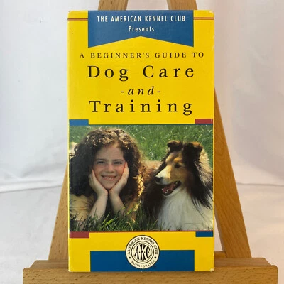 A Beginner's Guide To Dog Care and Training (1993 AKC) VHS Video - Very Nice! - Image 1 of 4