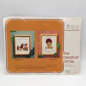 Kit ricamo vintage The Creative Circle Crewel Pazienza #522 anni 70 - Foto 1 di 5