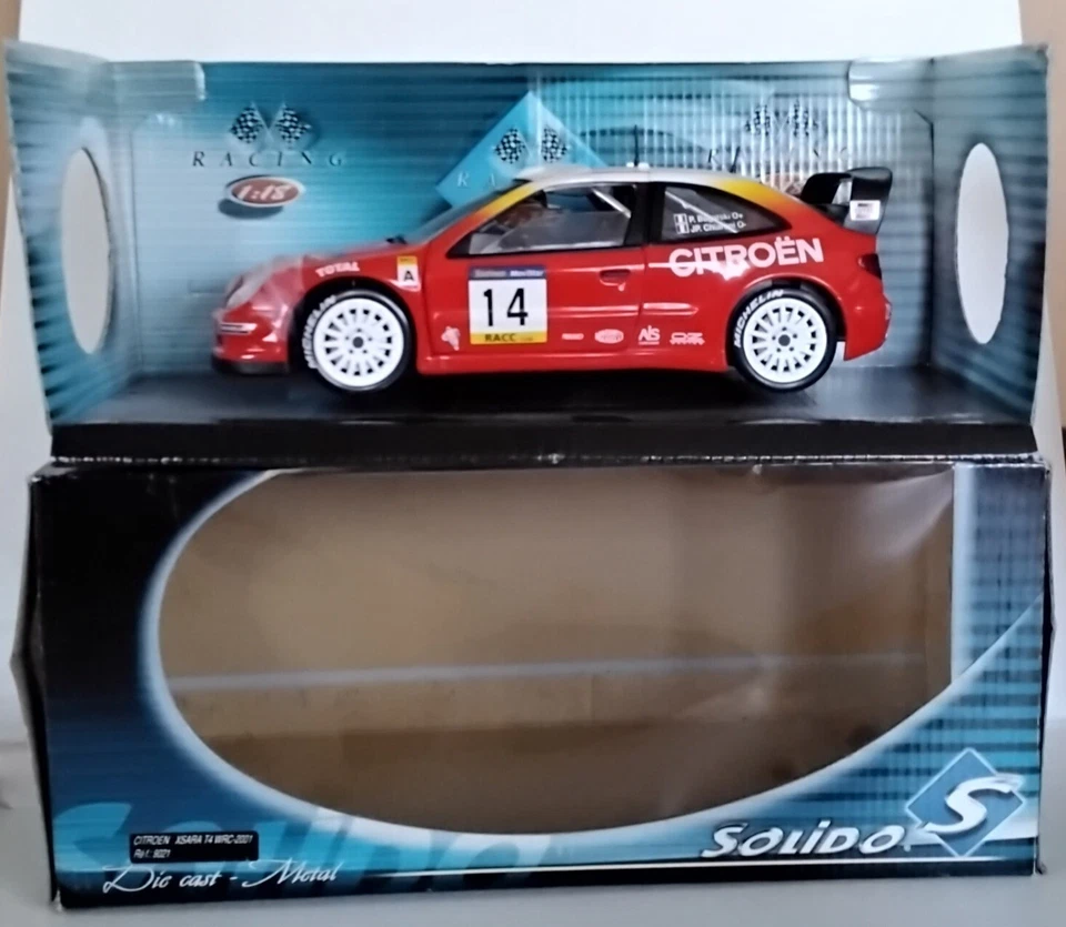 Citroen Xsara T4 WRC Bugalski Chiaroni Rally RACC 2001 Solido Ref 9021 - Photo 1/1