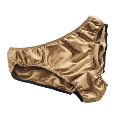 3 Pairs Men's 16 Momme 100% Pure Mulberry Silk Briefs Undies Bikinis Underwear - Image 1 of 4