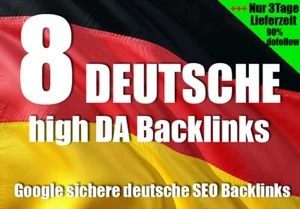 8 Deutsche Backlinks High DA PR SEO Linkaufbau Manuell Suchmaschinenoptimierung - Bild 1 von 12