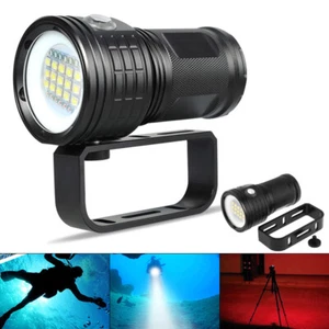 80m Underwater LED Diving Torch Lamp Waterproof Photography Video Flashlight - Picture 1 of 1