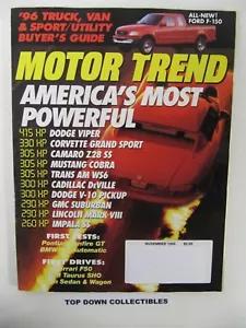Motor Trend Magazin November 1995 Subaru Legacy Outback - Bild 1 von 3