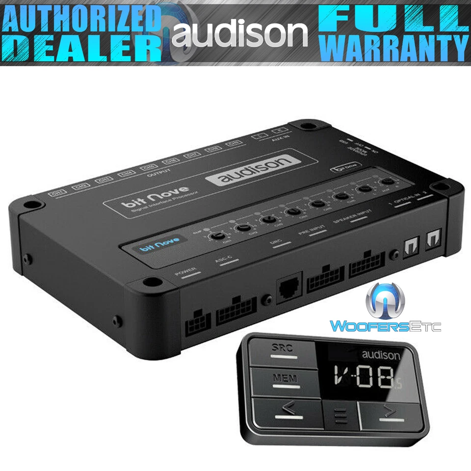AUDISON BIT NOVE DRC SIGNAL DSP PROCESSOR 6 CHANNELS IN 9 OUT 2 OPTICAL IN - Image 1 of 2