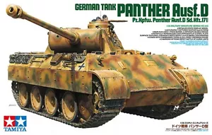 TAMIYA 1:35 KIT CARRO ARMATO GERMAN TANK PZ. KPFW. PANTHER AUSF.D ART 35345 - Foto 1 di 1