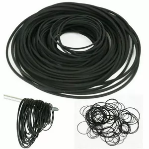 Square 40-130mm 120PC Mix Cassette Tape Machine Belt Assorted Common Rubber Belt - Foto 1 di 12