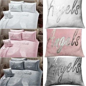 Funda nórdica edredón oso de peluche reversible juego de cama funda de almohada todos los tamaños - Imagen 1 de 19