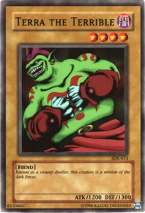 Terra the Terrible SDK-013 Como Nuevo KAIBA MAZO YUGIOH - Imagen 1 de 1
