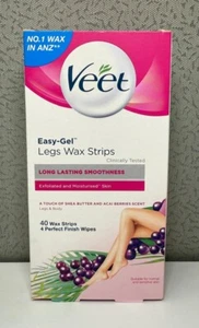Veet Easy Gel - Leg Wax Strips - 40 count - Picture 1 of 6