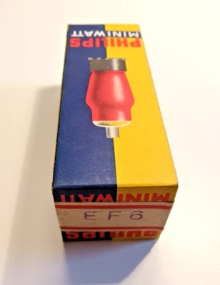 Valvola EF6 PHILIPS MINIWATT - sigillata - Imagen 1 de 3