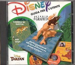 TARZAN CD ROM OST 1999 WALT DISNEY fuori catal. STUDIO GRAFICO Guida VIDEOGIOCO - Foto 1 di 1