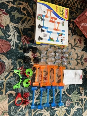 Quercetti Migoga Marble Run Basic 6546 Italy Needs MARBLES - Original Box Look!! - Image 1 of 4