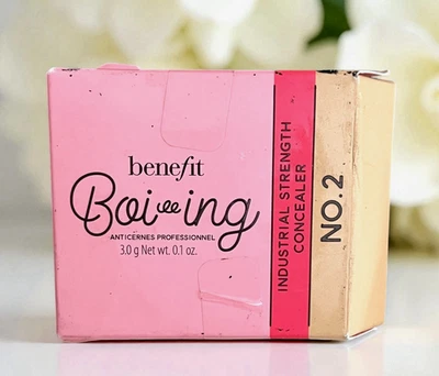 BENEFIT Boi-ing Industrial Strength Concealer No.2 -Full Size Sealed Box *READ* - Image 1 of 4