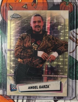 2021 WWE Topps Chrome Angel Garza 1/1 Superfractor  - Image 1 of 2