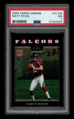 Topps Chrome 2008: #TC166 Matt Ryan PSA 7 casi nuevo Foto 1 de 3