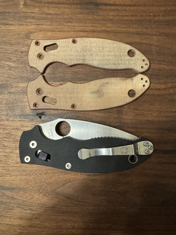 Spyderco Manix 2 G-10 Folding Knife Black - Image 1 of 4