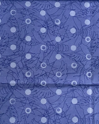 Andover by Alison Glass Cotton Blue Fabric 18 Inches x 42 Inches Wide - Image 1 of 4